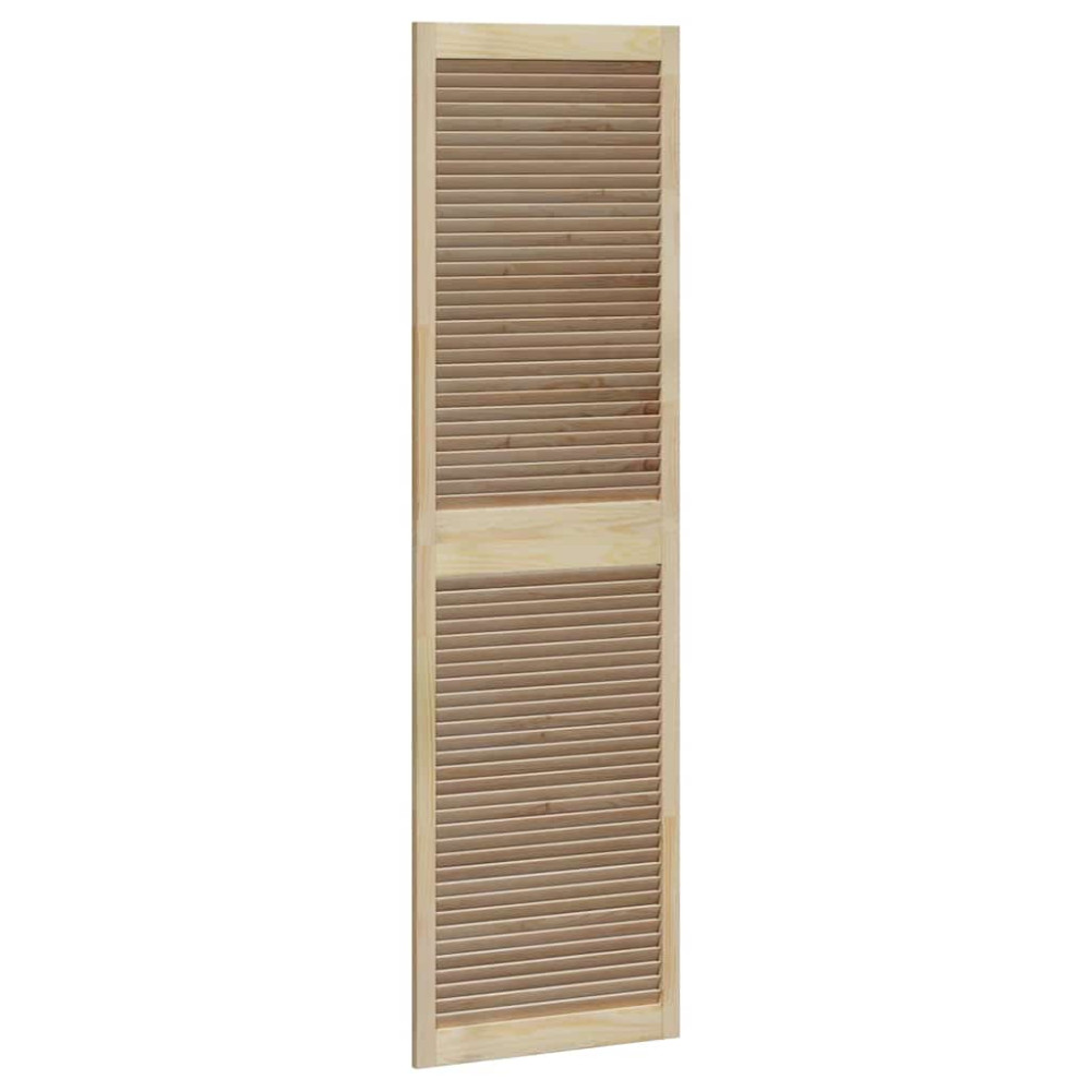 Produktbild för Skåpdörr 4 pcs Naturfärg 201 x 2,1 x 59,5 cm Massiv furu
