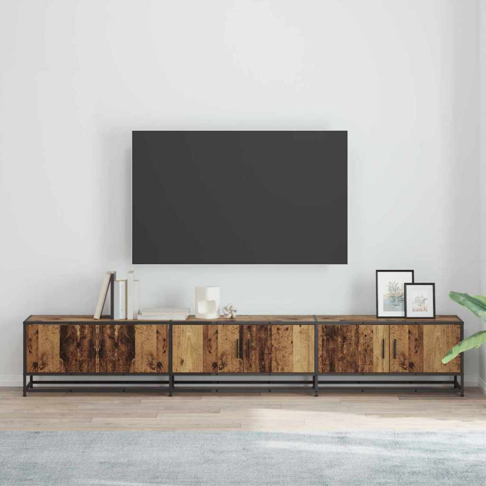 Produktbild för TV Enheter 240 x 35 x 41 cm Gammalt trä Konstruerat trä