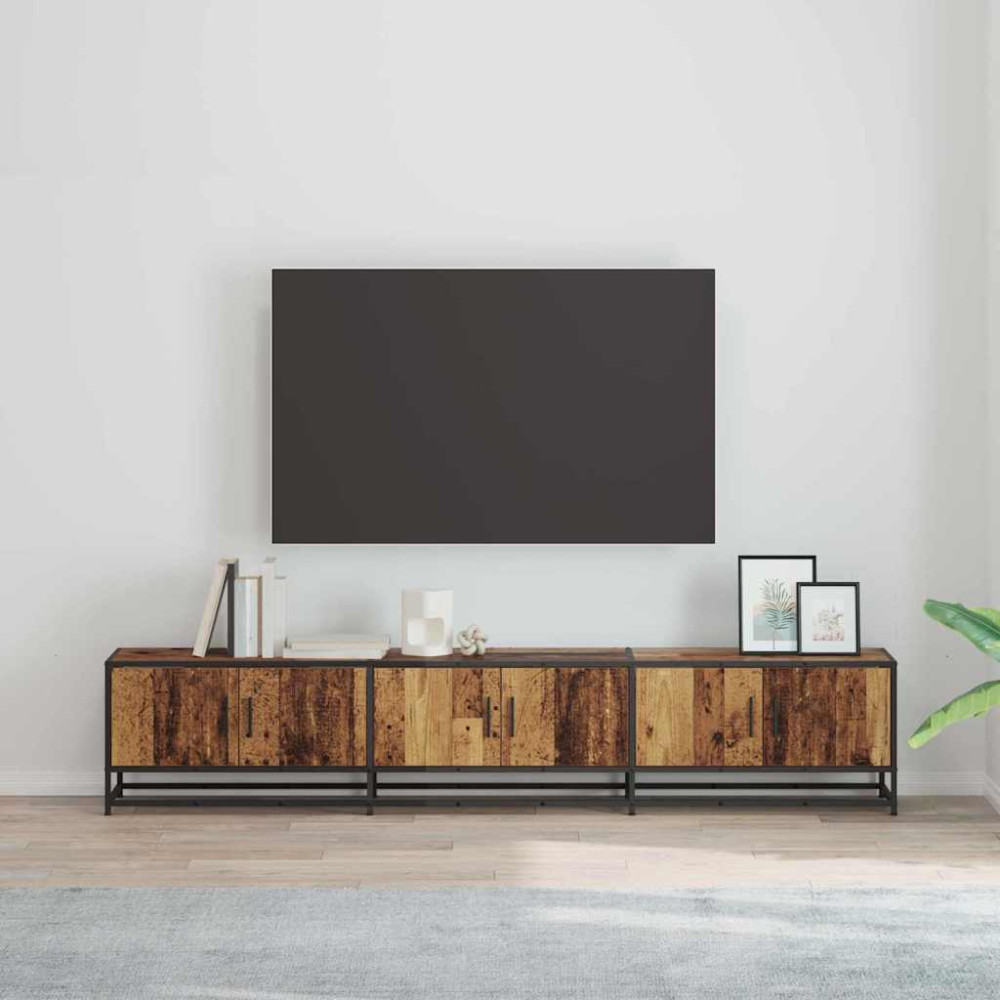 Produktbild för TV Enheter 210 x 35 x 41 cm Gammalt trä Konstruerat trä