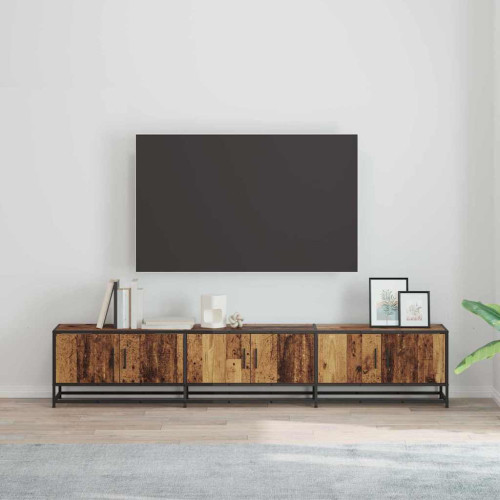 vidaXL TV Enheter 210 x 35 x 41 cm Gammalt trä Konstruerat trä