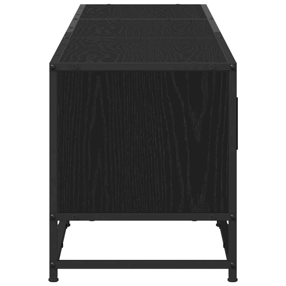 Produktbild för TV Enheter 210 x 35 x 41 cm Svart Ek Konstruerat trä