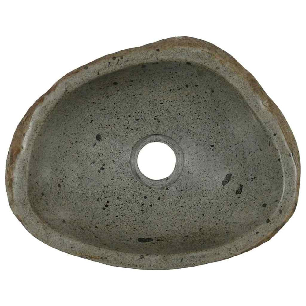 Produktbild för Flodstensbassin Ljusgrå (30-37) x (25-30) x 12 cm River Stone
