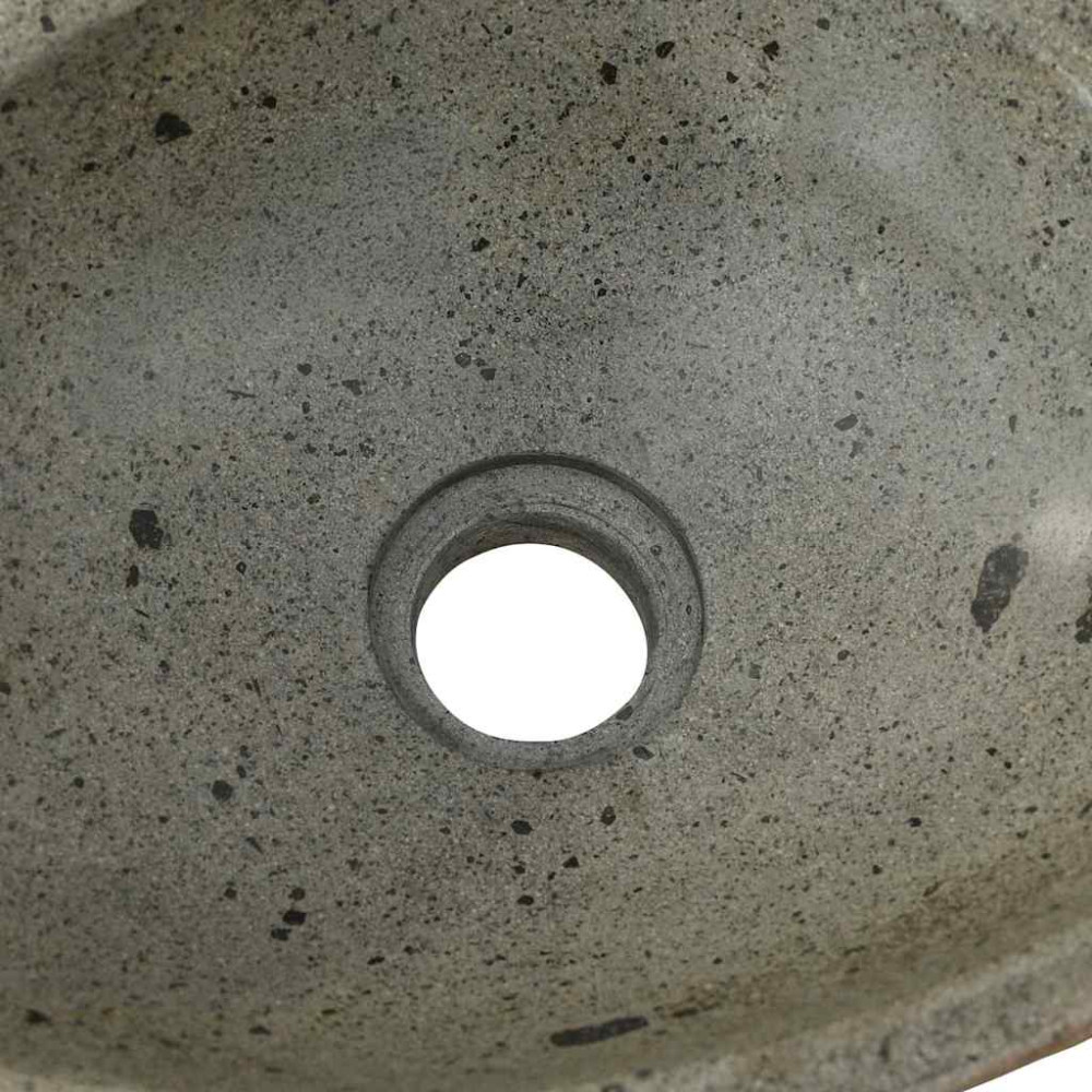 Produktbild för Flodstensbassin Ljusgrå (30-37) x (25-30) x 12 cm River Stone