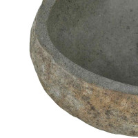 Produktbild för Flodstensbassin Ljusgrå 45 x 35 x 15 cm River Stone