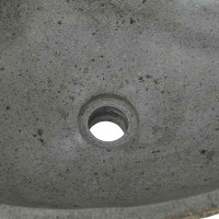 Produktbild för Flodstensbassin Ljusgrå 52 x 40 x 15 cm River Stone