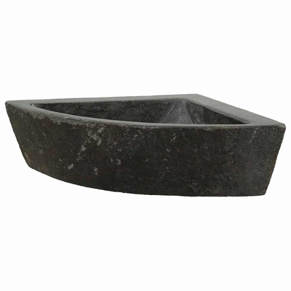 Produktbild för Handfat Grå (38-45) x (38-45) x 12 cm Flodsten