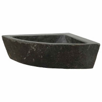 Produktbild för Handfat Grå (38-45) x (38-45) x 12 cm Flodsten