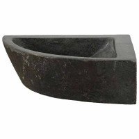 Produktbild för Handfat Grå (38-45) x (38-45) x 12 cm Flodsten