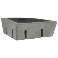 Produktbild för Handfat Grå (38-45) x (38-45) x 12 cm Flodsten