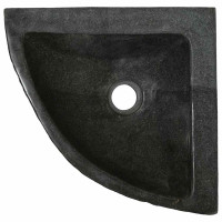 Produktbild för Handfat Grå (38-45) x (38-45) x 12 cm Flodsten