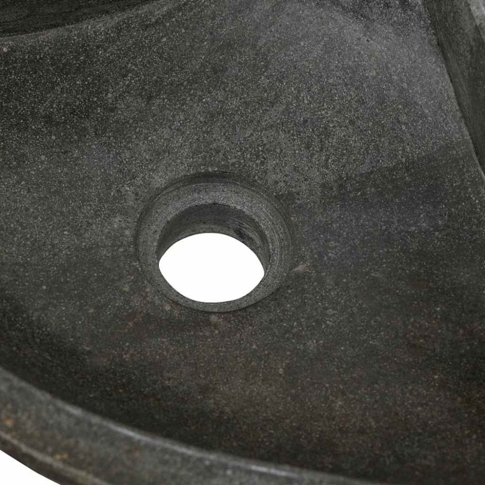 Produktbild för Handfat Grå (38-45) x (38-45) x 12 cm Flodsten