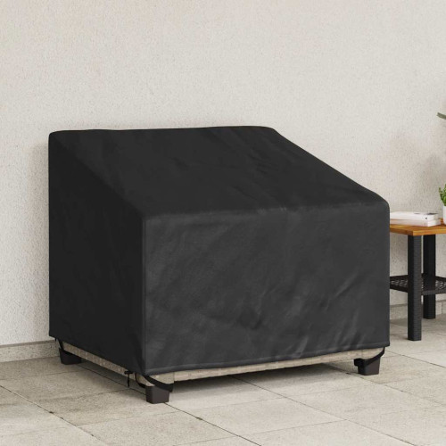 vidaXL Fodral för trädgårdsstol Svart 96 x 79 x 74 cm 210D Oxford Tyg