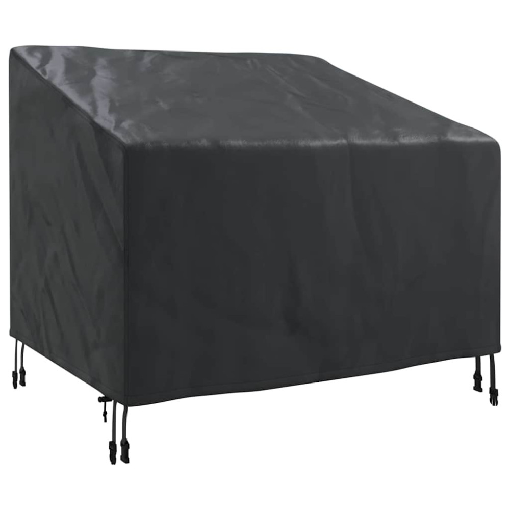Produktbild för Fodral för trädgårdsstol Svart 96 x 79 x 74 cm 420D Oxford Tyg