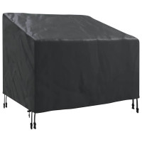 Produktbild för Fodral för trädgårdsstol Svart 96 x 79 x 74 cm 420D Oxford Tyg