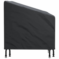 Produktbild för Fodral för trädgårdsstol Svart 96 x 79 x 74 cm 420D Oxford Tyg