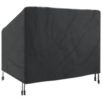 Produktbild för Fodral för trädgårdsstol Svart 96 x 79 x 74 cm 420D Oxford Tyg
