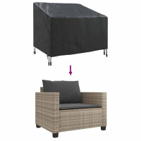 Produktbild för Fodral för trädgårdsstol Svart 96 x 79 x 74 cm 420D Oxford Tyg