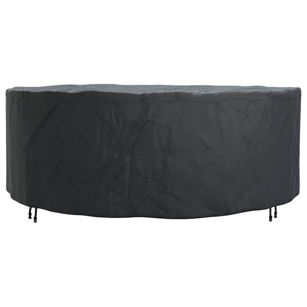 Produktbild för Möbelöverdrag Svart 244 x 244 x 85 cm 210D Oxford Tyg
