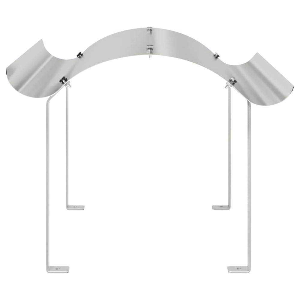 Produktbild för Skorstenhuv Silver 59,5 x 50 x 36,5 cm Rostfritt stål