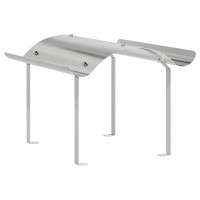 Produktbild för Skorstenhuv Silver 59,5 x 50 x 36,5 cm Rostfritt stål