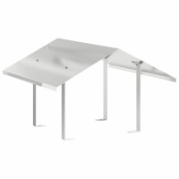 Produktbild för Skorstenhuv Silver 60 x 60 x 38 cm Rostfritt stål