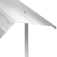 Produktbild för Skorstenhuv Silver 60 x 60 x 38 cm Rostfritt stål