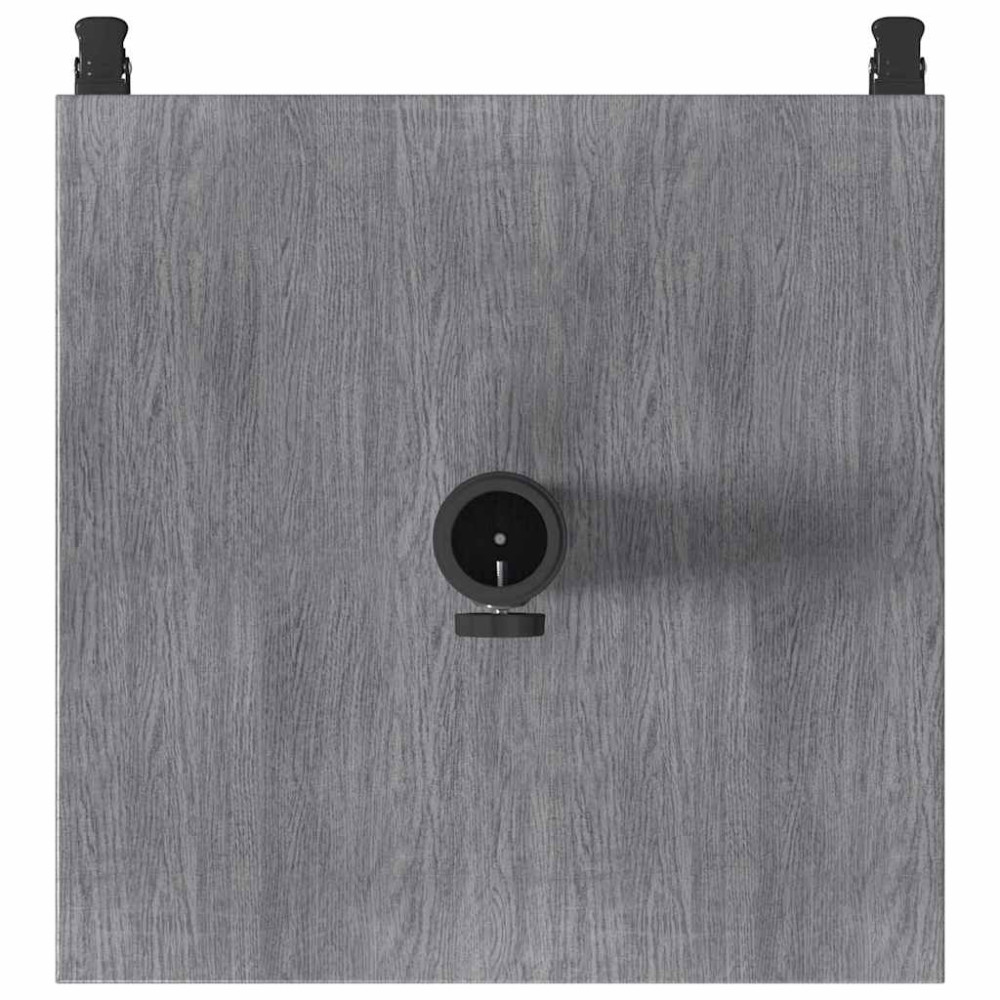 Produktbild för Parasollfot Mörk Grå Trälook 45 x 45 x 31,5 cm