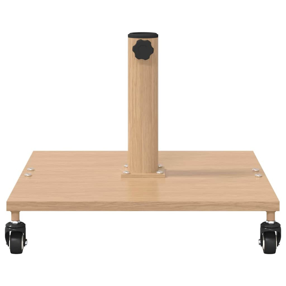 Produktbild för Parasollfot Ljust Trä 45 x 45 x 31,5 cm
