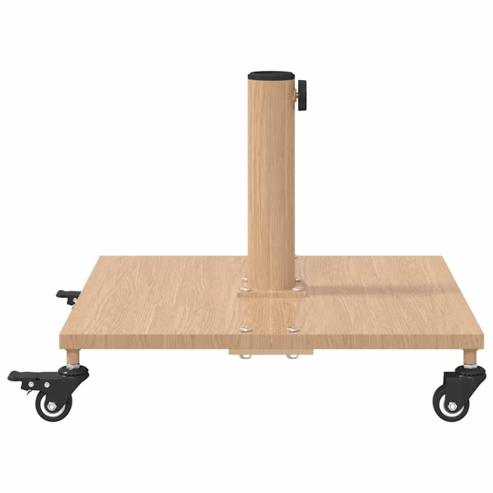 Produktbild för Parasollfot Ljust Trä 45 x 45 x 31,5 cm