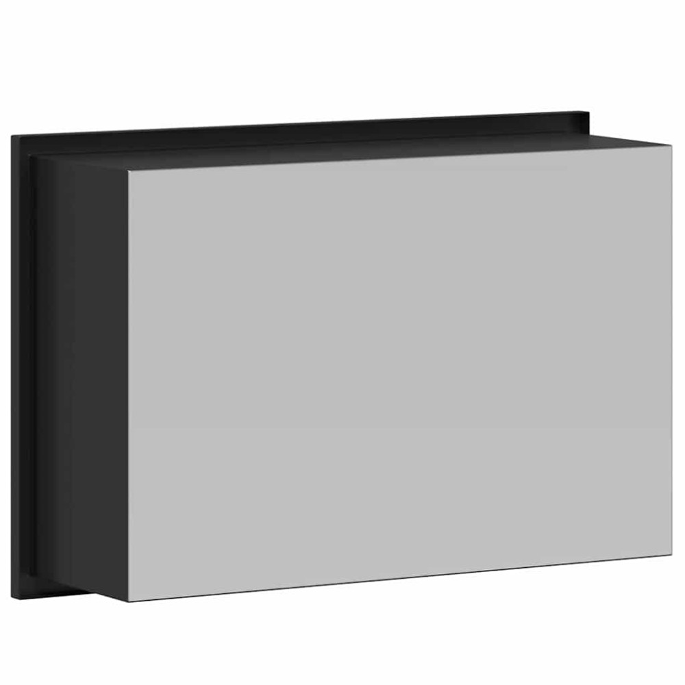 Produktbild för Dusch Nisch Svart 30 x 20 x 9,5 cm Rostfritt stål