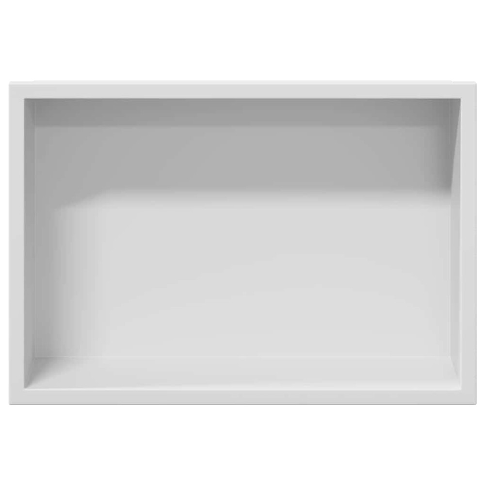 Produktbild för Dusch Nisch Vit 30 x 20 x 9,5 cm Rostfritt stål