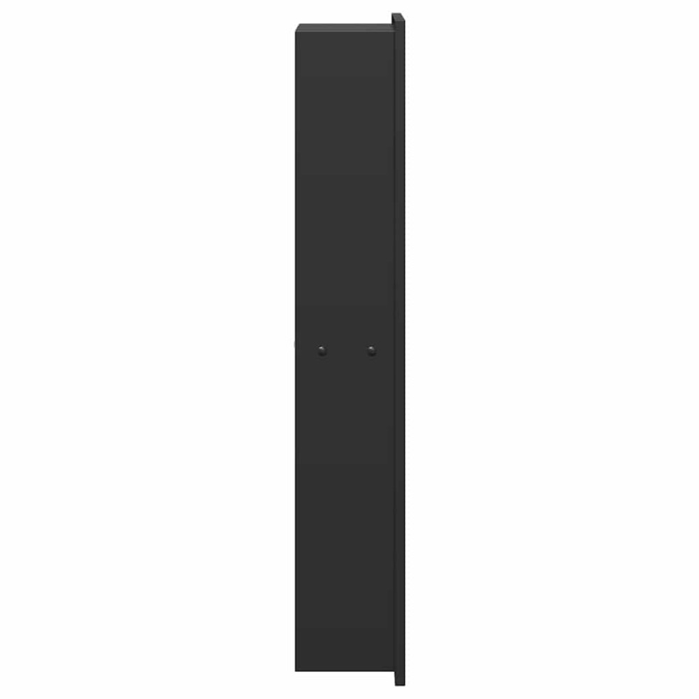 Produktbild för Dusch Nisch Svart 60 x 20 x 9,5 cm Rostfritt stål