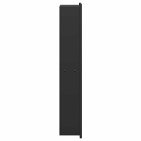 Produktbild för Dusch Nisch Svart 60 x 20 x 9,5 cm Rostfritt stål