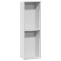 Produktbild för Dusch Nisch Vit 60 x 20 x 9,5 cm Rostfritt stål