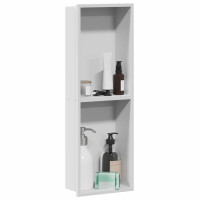 Produktbild för Dusch Nisch Vit 60 x 20 x 9,5 cm Rostfritt stål