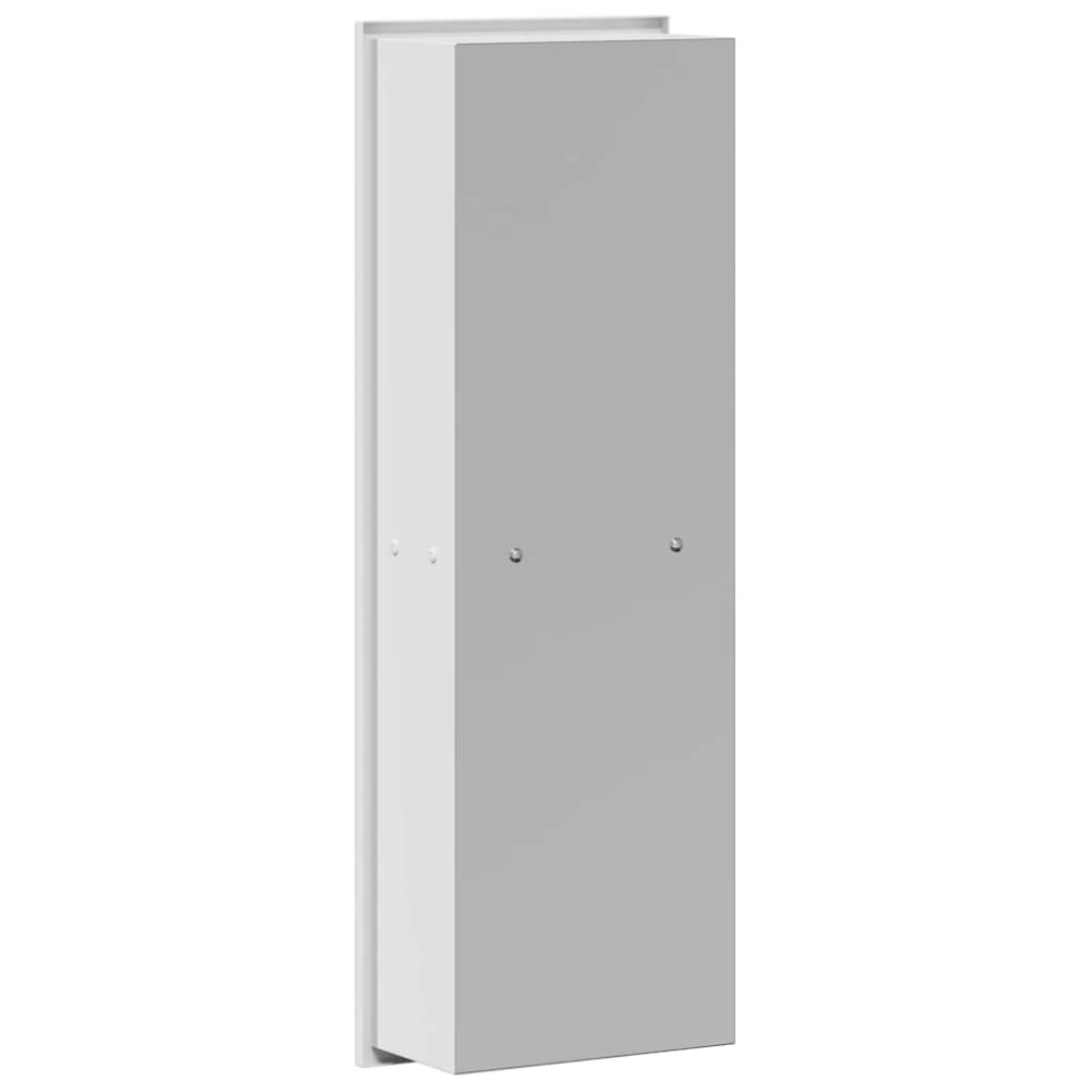 Produktbild för Dusch Nisch Vit 60 x 20 x 9,5 cm Rostfritt stål