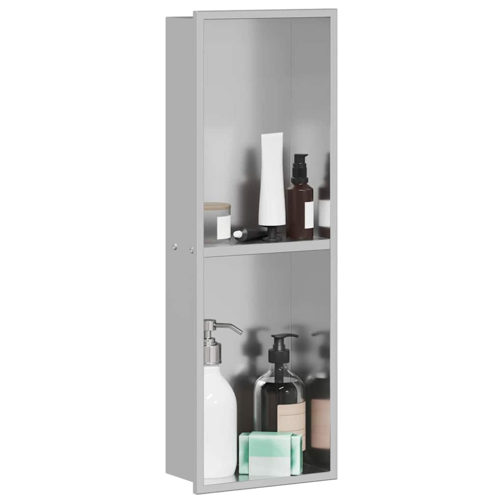 Produktbild för Dusch Nisch Silver 60 x 20 x 9,5 cm Rostfritt stål
