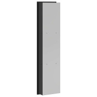 Produktbild för Dusch Nisch Svart 90 x 20 x 9,5 cm Rostfritt stål