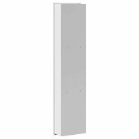 Produktbild för Dusch Nisch Vit 90 x 20 x 9,5 cm Rostfritt stål