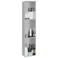 Produktbild för Dusch Nisch Silver 90 x 20 x 9,5 cm Rostfritt stål