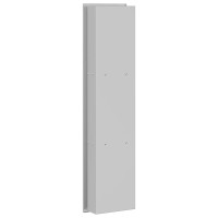 Produktbild för Dusch Nisch Silver 90 x 20 x 9,5 cm Rostfritt stål
