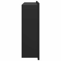 Produktbild för Dusch Nisch Svart 45 x 30 x 9,5 cm Rostfritt stål