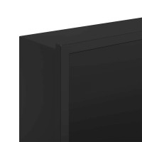 Produktbild för Dusch Nisch Svart 45 x 30 x 9,5 cm Rostfritt stål