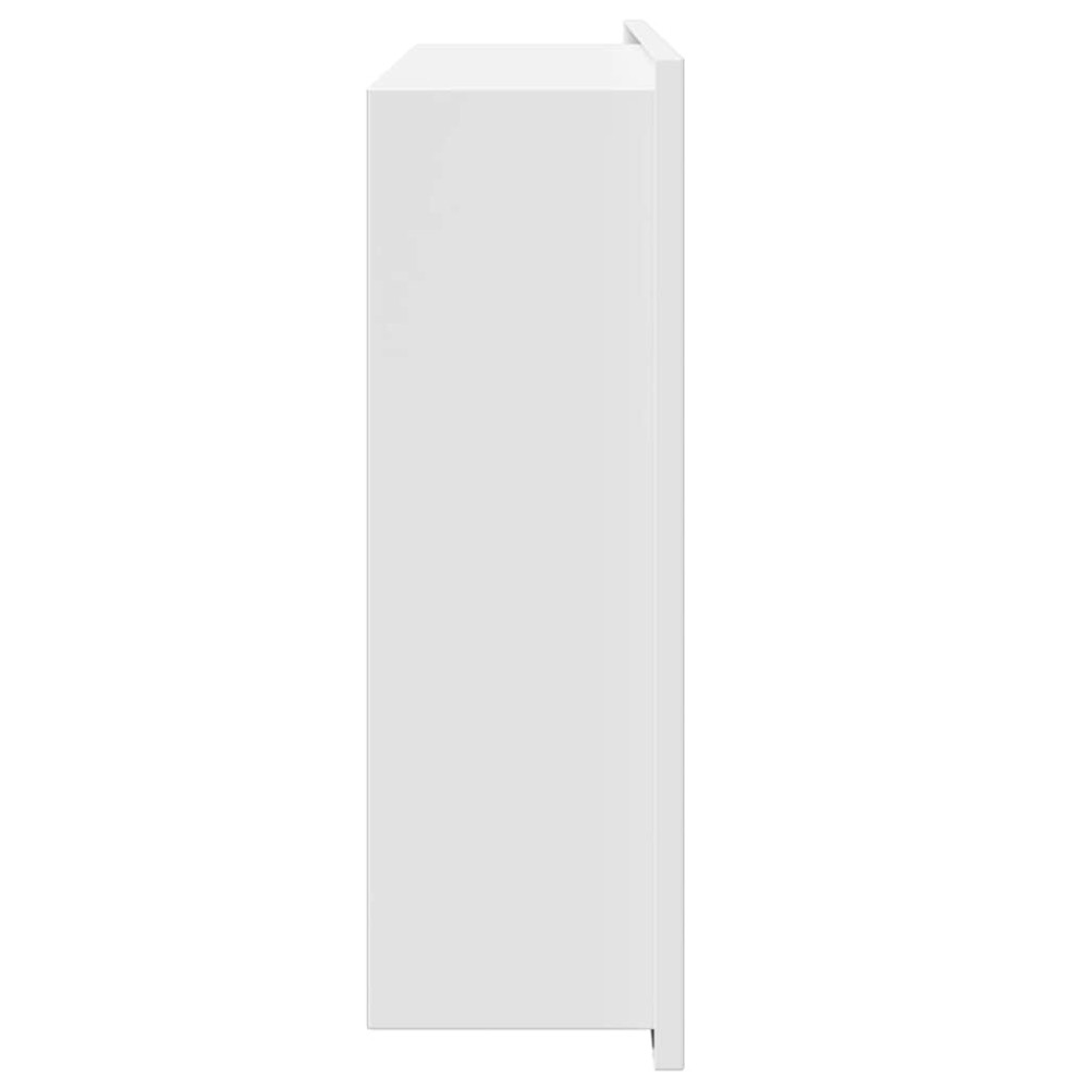 Produktbild för Dusch Nisch Vit 45 x 30 x 9,5 cm Rostfritt stål