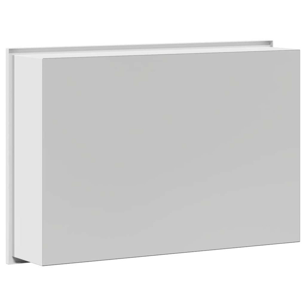Produktbild för Dusch Nisch Vit 45 x 30 x 9,5 cm Rostfritt stål