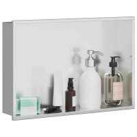 Produktbild för Dusch Nisch Silver 45 x 30 x 9,5 cm Rostfritt stål
