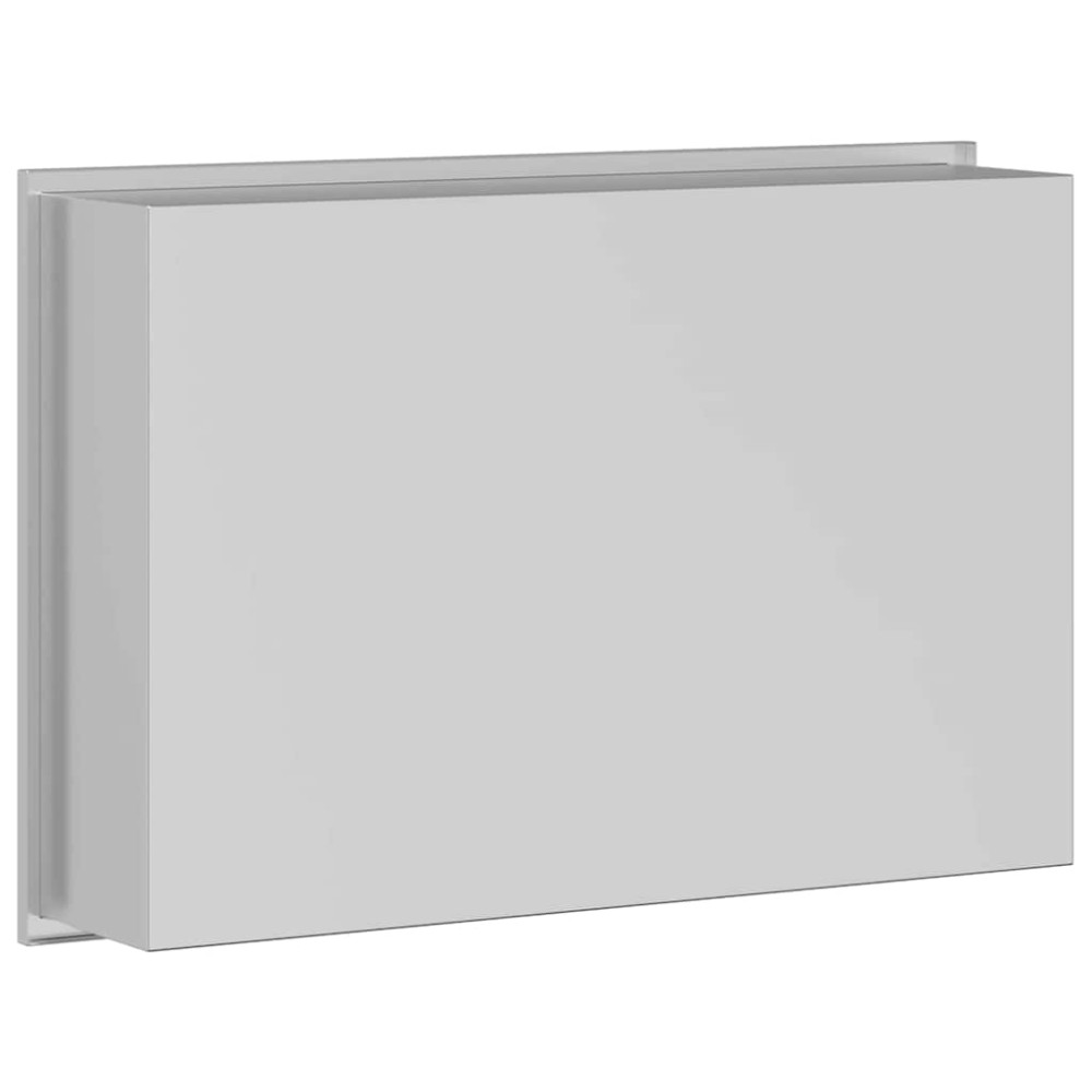 Produktbild för Dusch Nisch Silver 45 x 30 x 9,5 cm Rostfritt stål