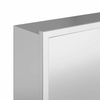 Produktbild för Dusch Nisch Silver 45 x 30 x 9,5 cm Rostfritt stål