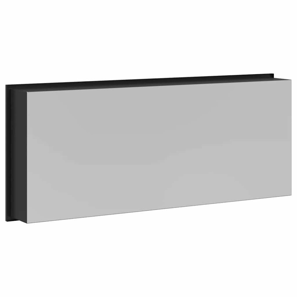 Produktbild för Dusch Nisch Svart 75 x 30 x 9,5 cm Rostfritt stål