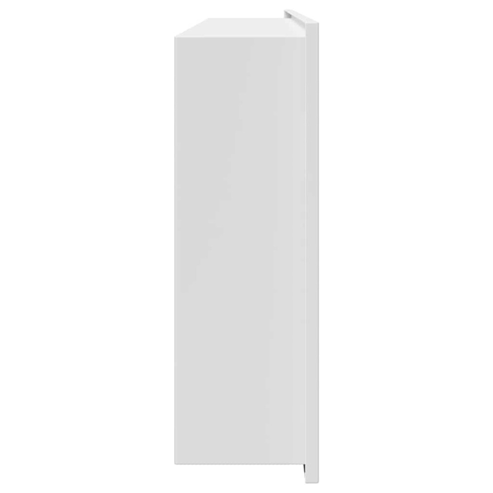 Produktbild för Dusch Nisch Vit 75 x 30 x 9,5 cm Rostfritt stål